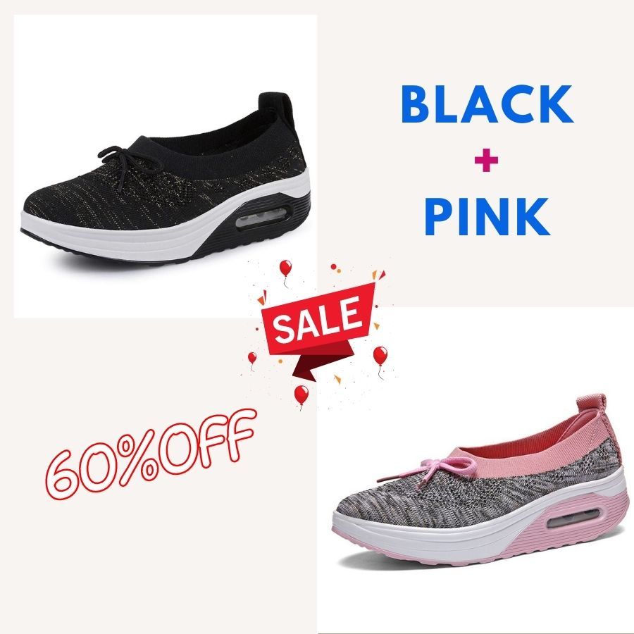 🔥Summer Top Sale🔥Women Lightweight Slip-on Air Cushion Orthopedic Walking Shoes
