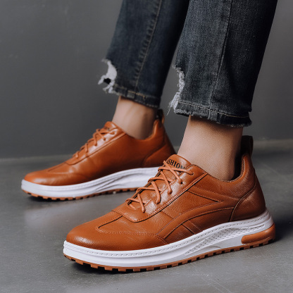 Men's Arch Support Leather Cushion Shoes