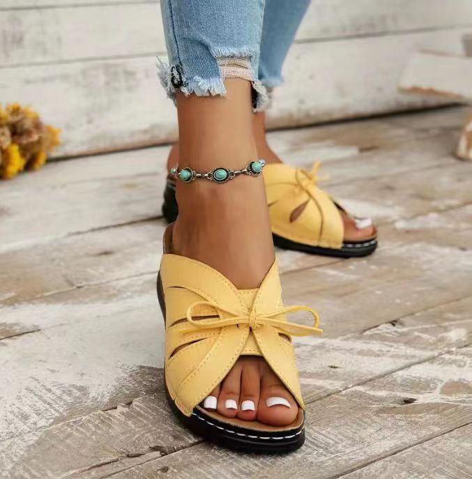 Vintage Premium Orthopedic Open Toe Summer Wedges Platform Sandals 2024