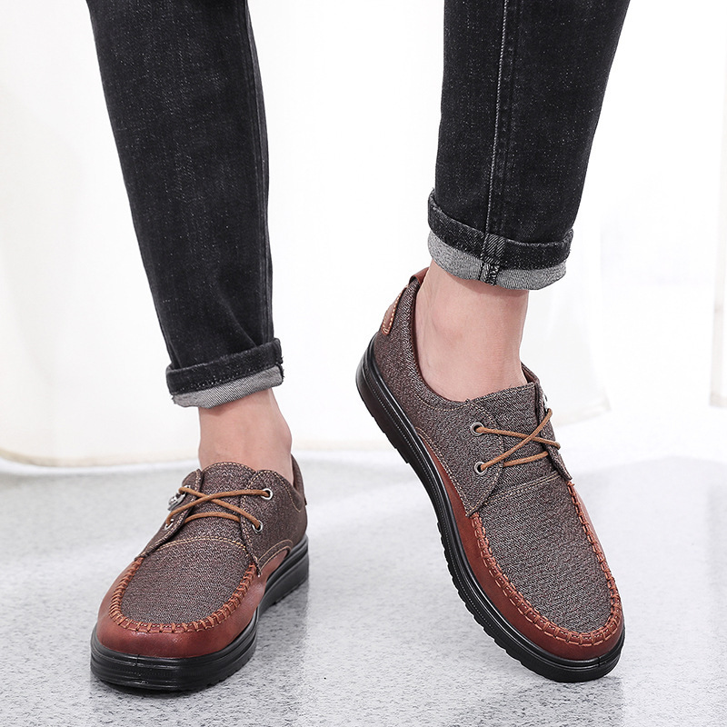 🔥Last Day Promotion 70% OFF 🎁 Men's Casual Leather Good Arch Support & Non-slip Outdoor Breathable Walking Shoes