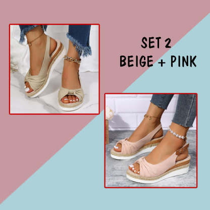 ONLY TODAY 50% OFF 🔥 Paris Casual Flatform Daily Comfy Memory Sandals