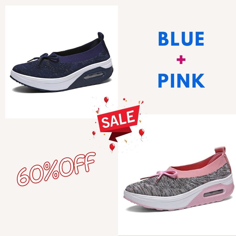 🔥Summer Top Sale🔥Women Lightweight Slip-on Air Cushion Orthopedic Walking Shoes
