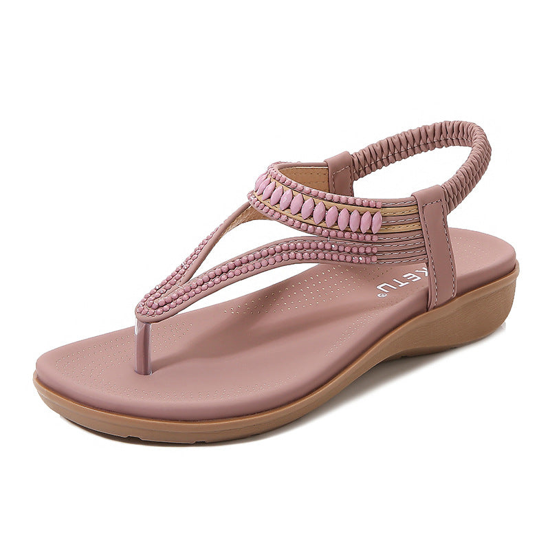 Women's Comfy Arch Support Flat Sandals - SIKETU