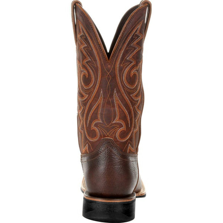 Tall Embroidered Retro Men's Boots