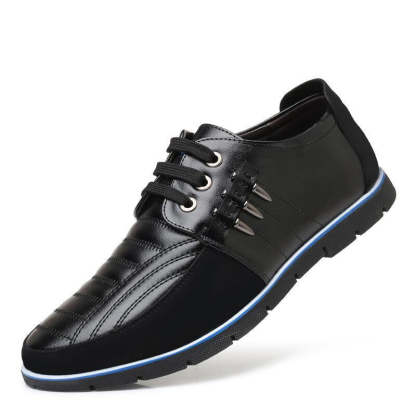 🔥Hot Sale🎁--70% OFF 🎉Men Splicing Non Slip Business Casual Comfortable Leather Oxfords