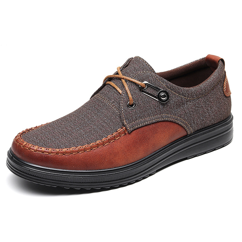 🔥Last Day Promotion 70% OFF 🎁 Men's Casual Leather Good Arch Support & Non-slip Outdoor Breathable Walking Shoes