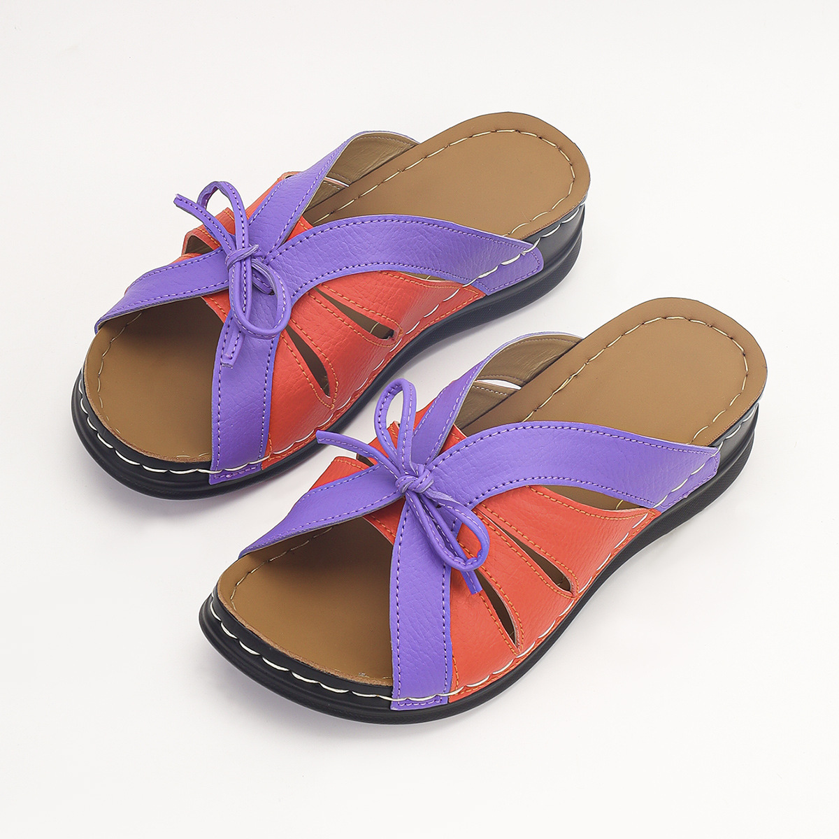Vintage Premium Orthopedic Open Toe Summer Wedges Platform Sandals 2024