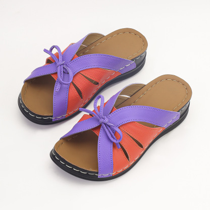 Vintage Premium Orthopedic Open Toe Summer Wedges Platform Sandals 2024