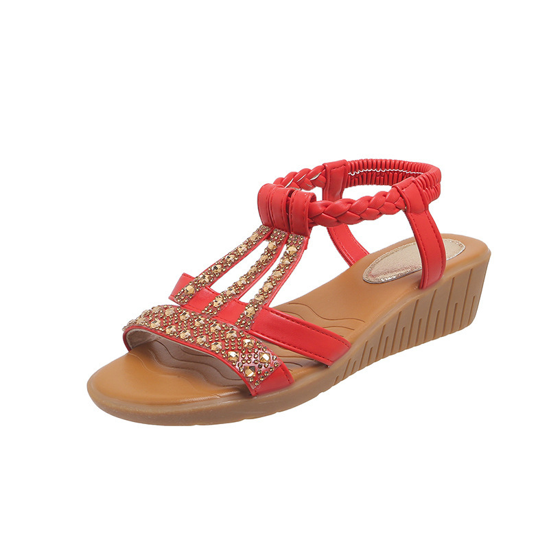 🔥Last Day Promotion 60% OFF - Women's New Summer Rhinestone Open Toe Orthopaedic Sandals