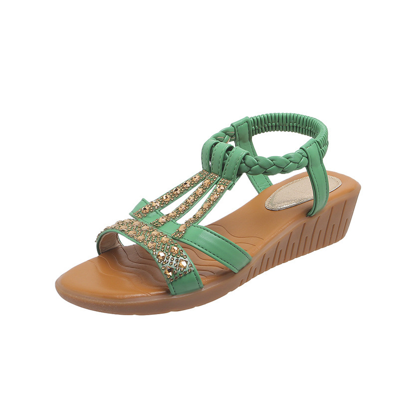 🔥Last Day Promotion 60% OFF - Women's New Summer Rhinestone Open Toe Orthopaedic Sandals