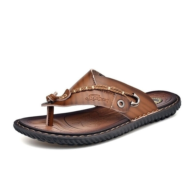 🔥Hot Sale 60% OFF🔥 Mens Casual Comfy Soft Sole Genuine Leather Sandals