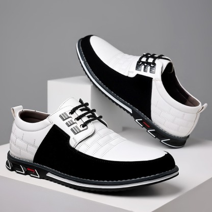 🔥Hot Sale🎁—70% OFF 🎉Men Splicing Non Slip Business Casual Comfortable Leather Oxfords