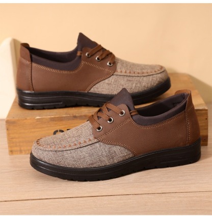 🔥Last Day Promotion 70% OFF 🎁 Men's Casual Leather Good Arch Support & Non-slip Outdoor Breathable Walking Shoes
