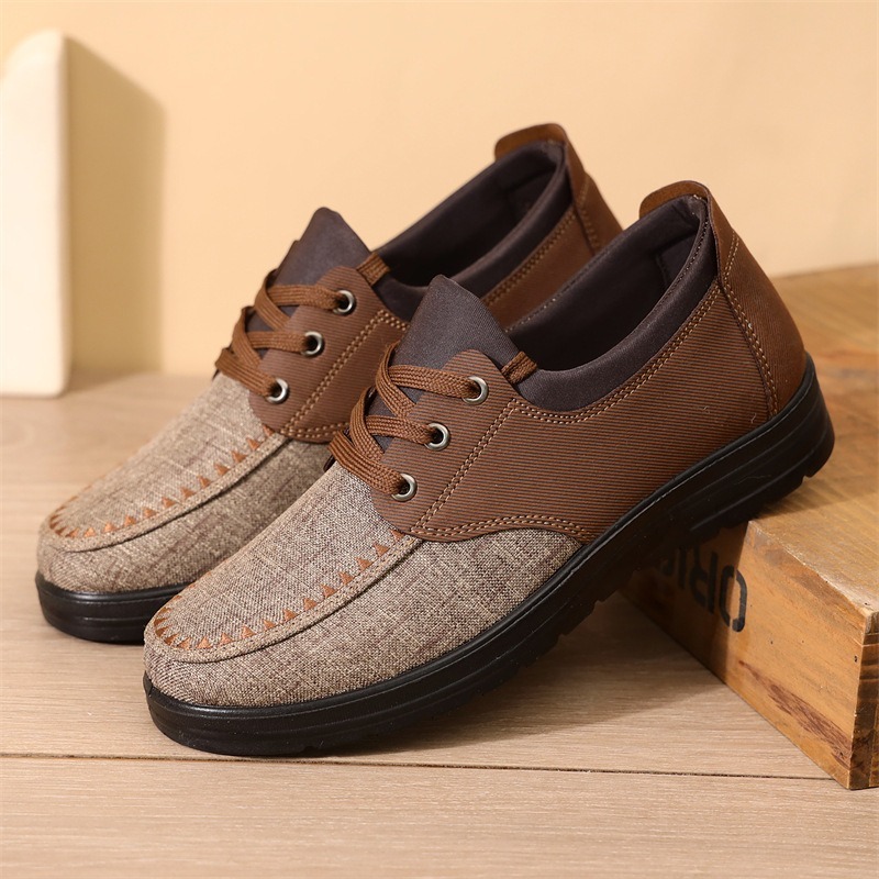 🔥Last Day Promotion 70% OFF 🎁 Men's Casual Leather Good Arch Support & Non-slip Outdoor Breathable Walking Shoes