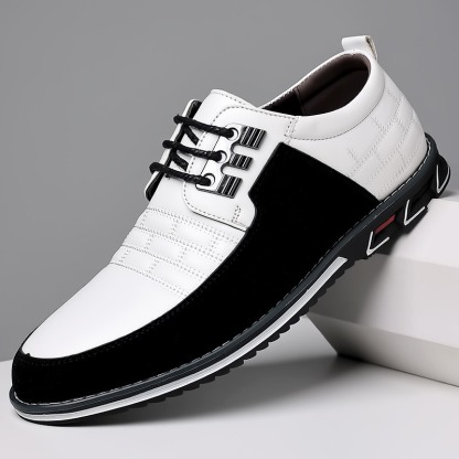 🔥Hot Sale🎁—70% OFF 🎉Men Splicing Non Slip Business Casual Comfortable Leather Oxfords
