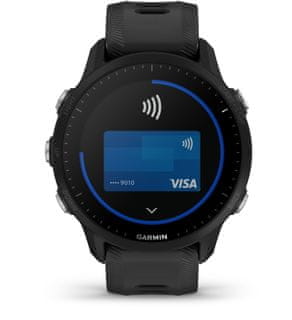 moderní nízká hmotnost lehké chytré hodinky běžecké hodinky triatlonové hodinky chytré hodinky Garmin Forerunner 255S Music výkonná GPS Bluetooth odolné do hloubky 50 m 5ATM bezkontaktní platby garmin pay baterie s výdrží 12 dní více než 30 sportovních profilů denní návrhy tréningu na míru čas na zotavení race predictor měření srdečního rytmu krokoměr gps glonass galileo wifi ant plus body battery energy monitor smart notifikace detekce pádů výkonné chytré hodinky běžecké hodinky pro běžce triatlon vytvalostní běh multisport mp3 přehrávač vlastní hudba