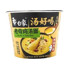 BAIXIANG Bowl Noodle - Artificial Chicken Soup Soup Flavor 107g