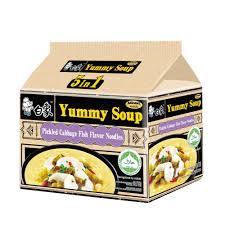 BAIXIANG Instant Noodle - Pickled Cabbage Fish Flavor (5 x 122g)