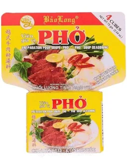 BAO LONG Pho Soup Seasoning (4 cubes) 75g