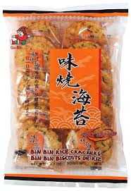 BIN BIN Rice Crackers - Spicy Seaweed 135g