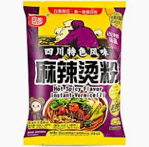 BJ Sweet Potato Instant Vermicelli Noodle - Spice Hot Flavour 105g