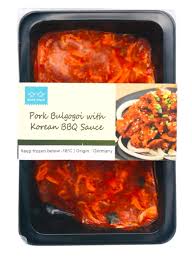BLUE VILLE Marinated Pork Bulgogi with Korean BBQ Sauce 400g
