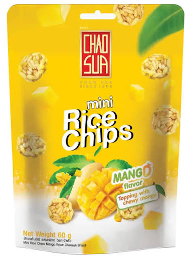 CHAO SUA Mini Rice Chips - Mango Flavor 60g