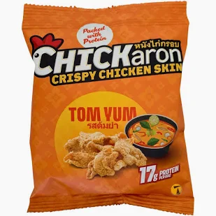 CHICKARON Crispy Chicken Skin - Tom Yum 40g