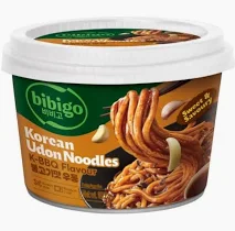 CJ FOODS BIBIGO Korean Style Udon Noodles Bowl - K-BBQ Flavour 187.2g