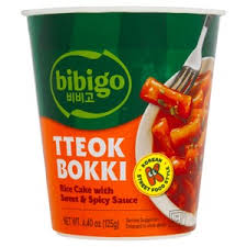 CJ FOODS BIBIGO Tteokbokki  Rice Cake with Sweet & Spicy Sauce 125g