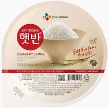 CJ Microwavable Cooked Rice -White 210g