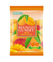 COCON Mango Gummy with Fruit Juice 100g