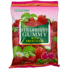 COCON Strawberry Gummy with Fruit Juice 100g