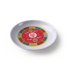 Chinese Longevity Melamine Sauce Dish 8.5cm