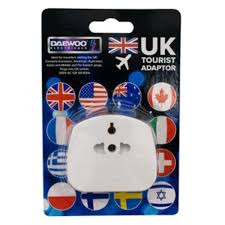 DAEWOO UK Tourist Adaptor 1pcs
