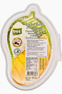 DEE Sticky Rice with Mango & Coconut Cream 180g