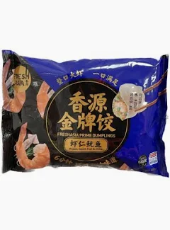 FRESH ASIA Prime Dumplings - Prawn, Squid, Fish & Chive 香源 金牌水餃 400g