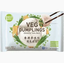 FRESH ASIA Vegetable Dumplings - Chive & Tofu Skin 450g
