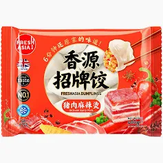 FRESHASIA Dumplings - Hot & Spicy Pork 香源 招牌水餃 - 豬肉 400g