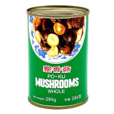 FU XING Po-Ku Mushrooms Whole 284g 