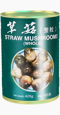 FU XING Straw Mushrooms (Whole) 425g 