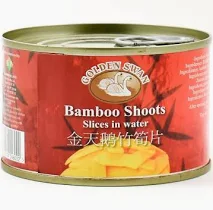 GOLDEN SWAN Bamboo Shoots Slices in Water 227g