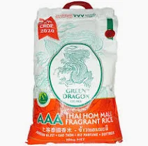 GREEN DRAGON Thai Hom Mali Fragrant Rice 10kg