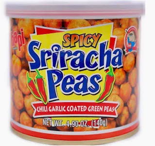 HAPI Spicy Sriracha Flavoured Peas 140g
