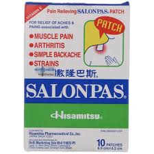 HISAMITSU Salonpas Pain Relieving Patch (10 patches) 6.5cm x 4.2cm