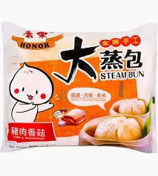 HONOR Pork & Mushroom Steam Bun (4pcs) 600g