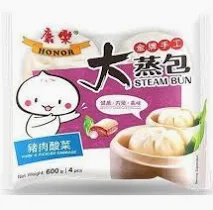 HONOR Pork & Pickled Cabbage Steam Bun (4pcs) 600g