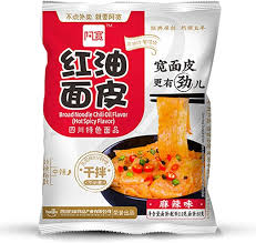 Hi A'KUAN Sichuan Broad Noodles - Spicy Flavour 115g