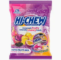 MORINAGA HI-CHEW Soft Candy - Exotic Fruits Mix Flav. 100g