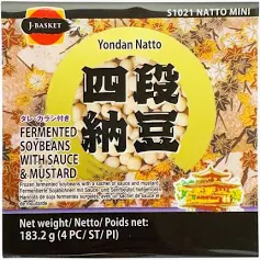 J-Basket Yondan Natto Mini 4pcs 183.2g